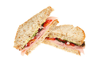 Ham salad sandwiches