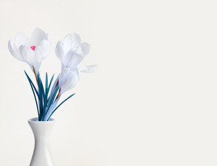 spring crocus flower bouquet