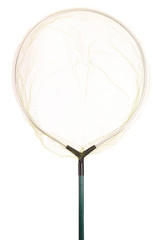 One green landing net
