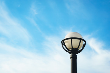 Street lamp in the sky