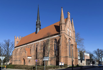 Fototapeta na wymiar Church of St. John, Neubrandenburg, Mecklenburg Western Pomerani