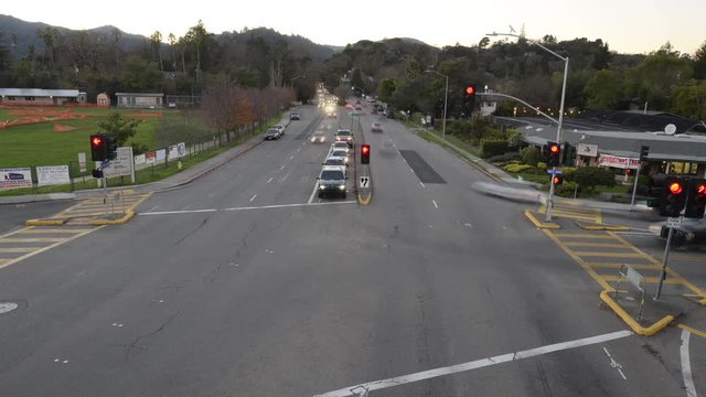 Time lapse of Sir Francis Drake Drive, Bacich School
