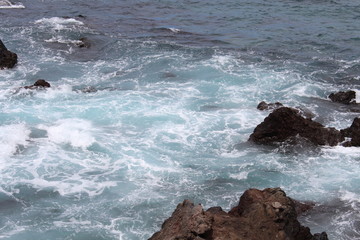 Black beach view