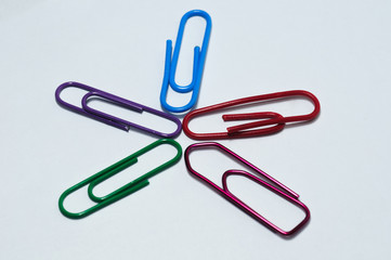 Colored clips
