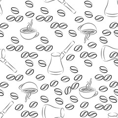 cezve coffee seamless