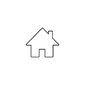 home outline icon vector
