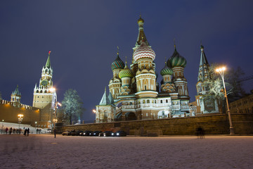 The historic city center of Moscow