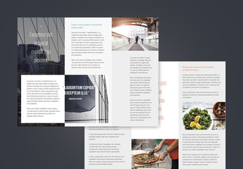 Brochures professionnelles à trois volets 