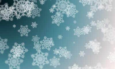 Background with snowflakes 