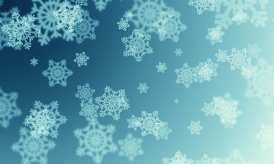 Background with snowflakes 