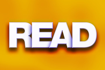 Read Concept Colorful Word Art