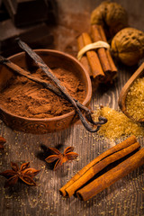 Baking ingredients and spices