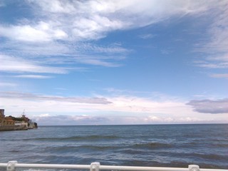 Obraz premium Mar y nubes de Galicia