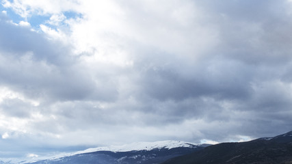 Fototapeta na wymiar Clouds Montain