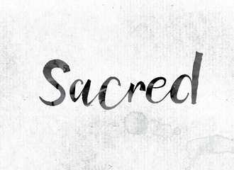 Sacred Concept Painted in Ink