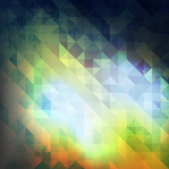 triangle blue grunge 03