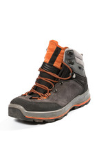 Grey mountain hiking boots
