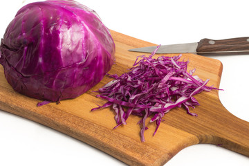 Sliced and Diced Purple Cabbage