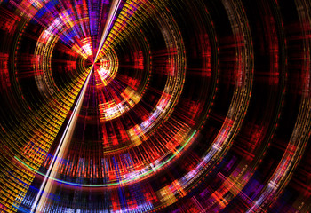 Obraz premium abstract fractal background, texture, 3D illustration