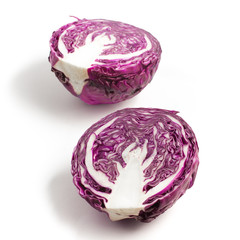 Fototapeta premium Sliced and Diced Purple Cabbage