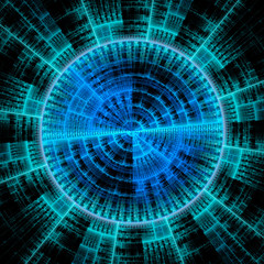Fototapeta premium Abstract fractal background computer-generated image