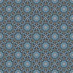 Colorful mosaic seamless pattern background. Vector illustration for your design