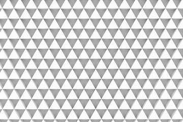 3d rendering of White geometric texture background