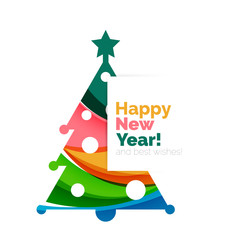 New Year and Christmas holiday elements