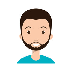 young man teacher character vector illustration design