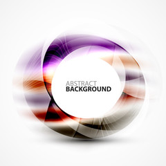Modern shiny blurred swirl template