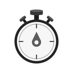 Chronometer icon. Training sport fitness and gym theme. Isolated design. Vector illustration