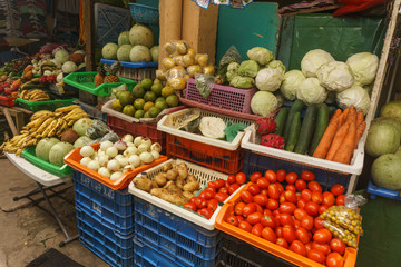 fruits on sell on market from Nicaragua
