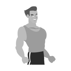 Man cartoon icon. Male avatar person people and human theme. Isolated design. Vector illustration