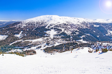 Fototapeta na wymiar Austria ski resort Katschberg
