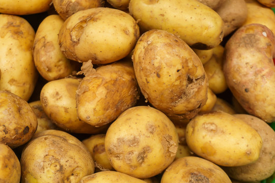 raw potatoes