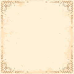 grunge background with vintage frame