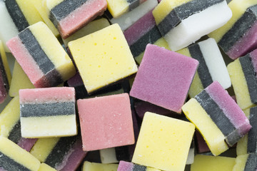 colorful licorice gummy candy