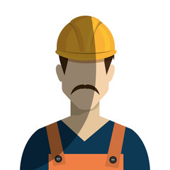 repairman character working icon vector illustration design