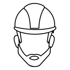 repairman character working icon vector illustration design