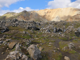 Im Hochland bei Landmannalaugar in Island