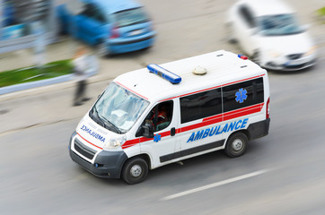 Ambulance van