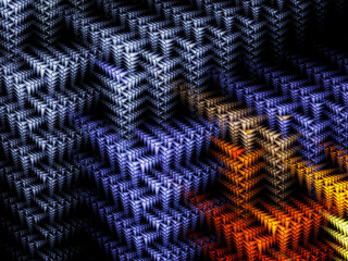 Abstract fractal background computer generated-image