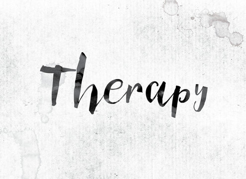 Therapy Concept Painted in Ink