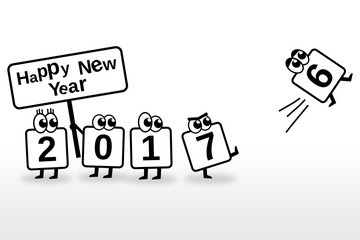 Happy New Year Toon 2017