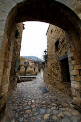 Fototapeta premium Castelnou, France