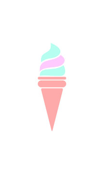 ice cream illustration vector design