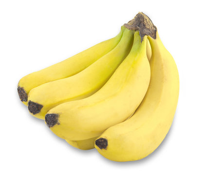 Bananas isolated on a white background