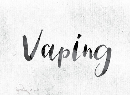 Vaping Concept Painted in Ink