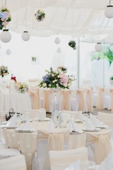 wedding banquet in restaurant
