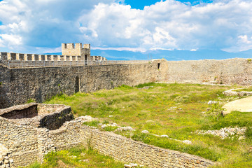 Fototapeta na wymiar Fortress of tzar Samuel in Ohrid
